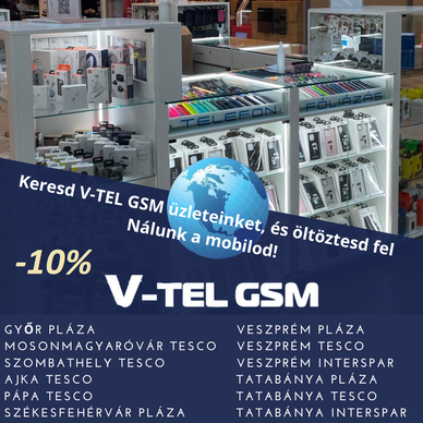 V-Tel GSM 10% kedvezmény